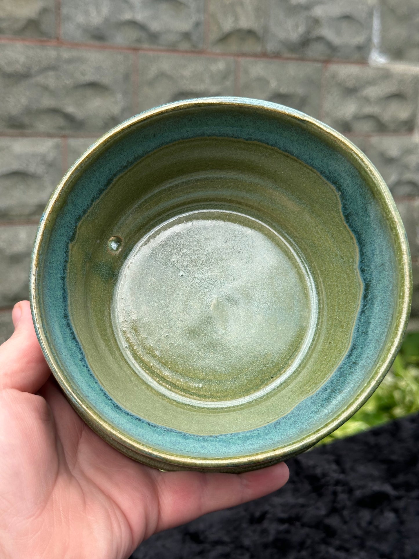 Floating Blue Spearmint Planter