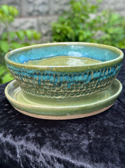 Floating Blue Spearmint Planter